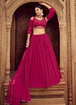 Georgette Rani Party Wear Embroidery Work Readymade Lehenga Choli